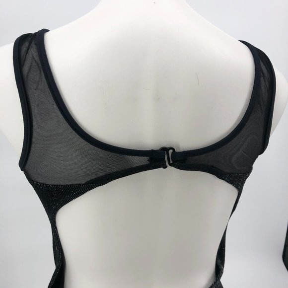 Vintage Cazimi Black Open Back Swim One piece 12 - Picture 5 of 6